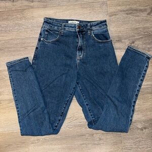 Abercrombie & Fitch Curve Love Dark Blue Skinny Leg Jeans